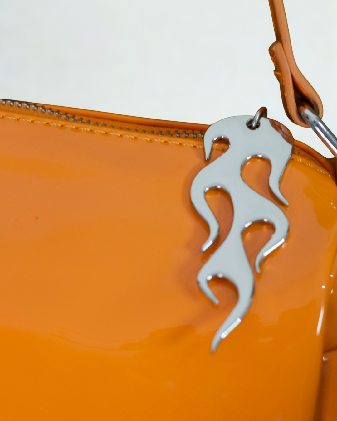 Sunburst Patent Bowler Bag (Thrift)