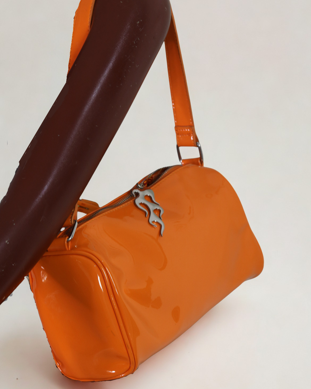 Sunburst Patent Bowler Bag (Thrift)