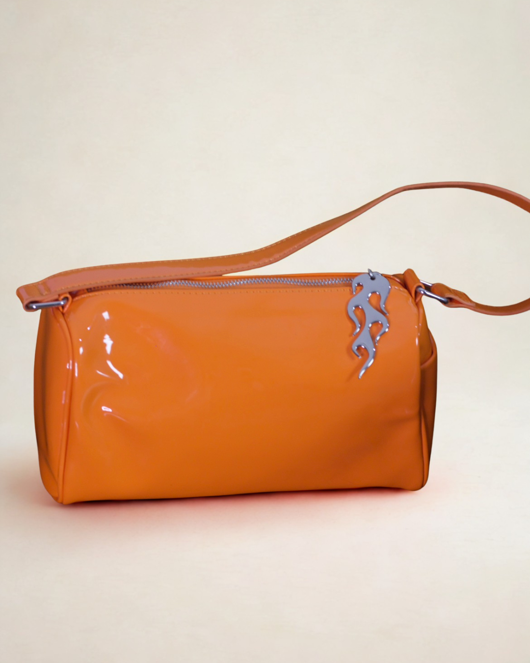 Sunburst Patent Bowler Bag (Thrift)
