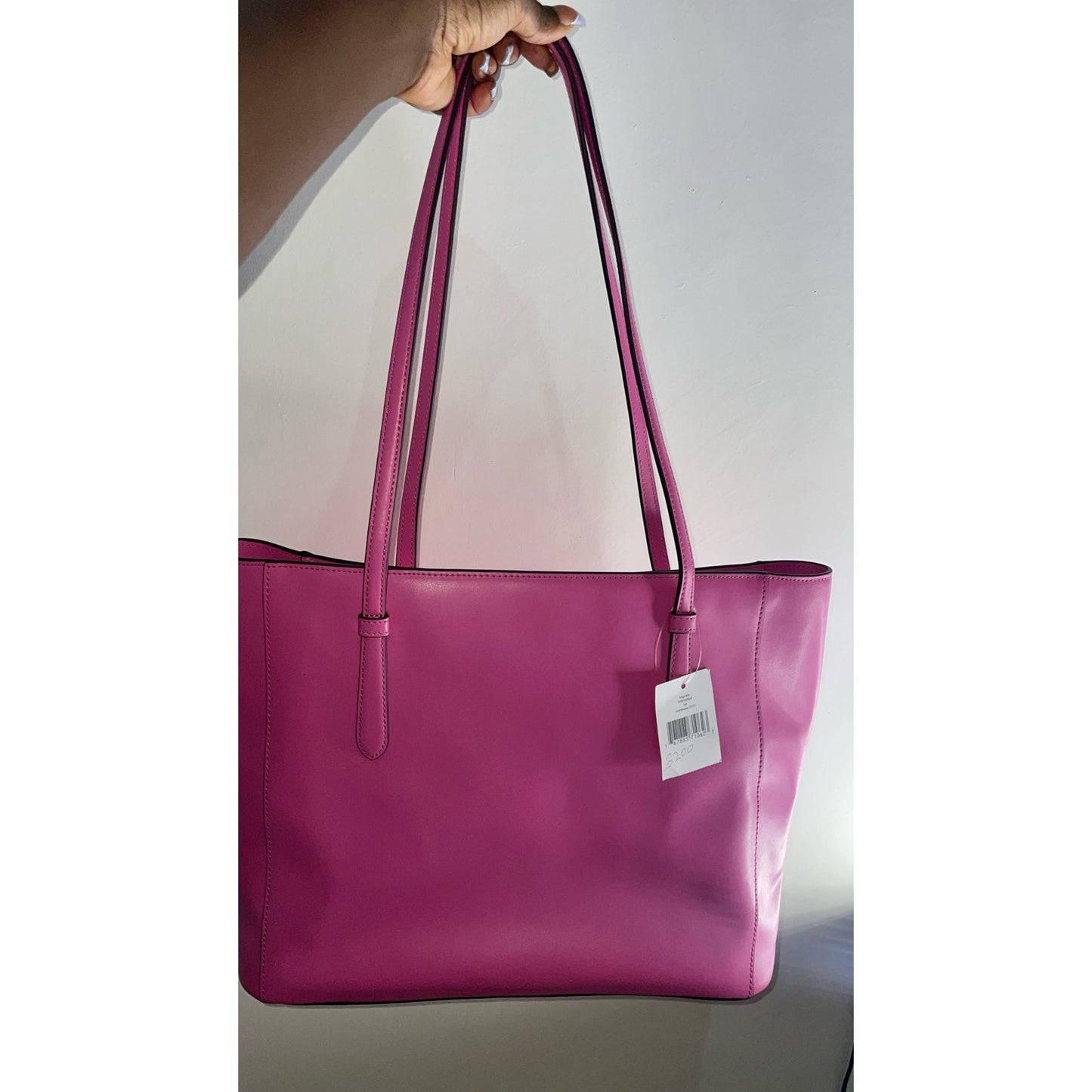 KATE SPADE NEW YORK LARGE TOTE BAG – LEATHER WITH CITRUS CHARM