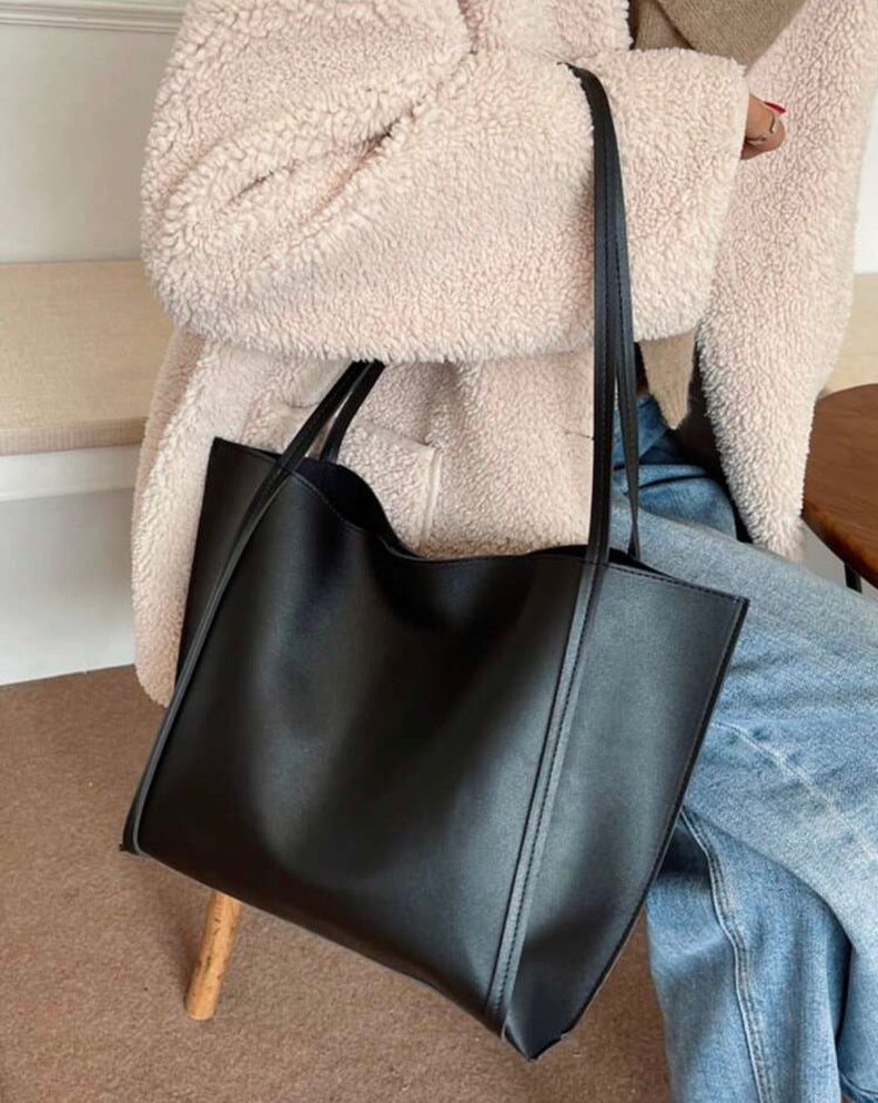 Minimalist Smooth Matte Everyday Tote Bag