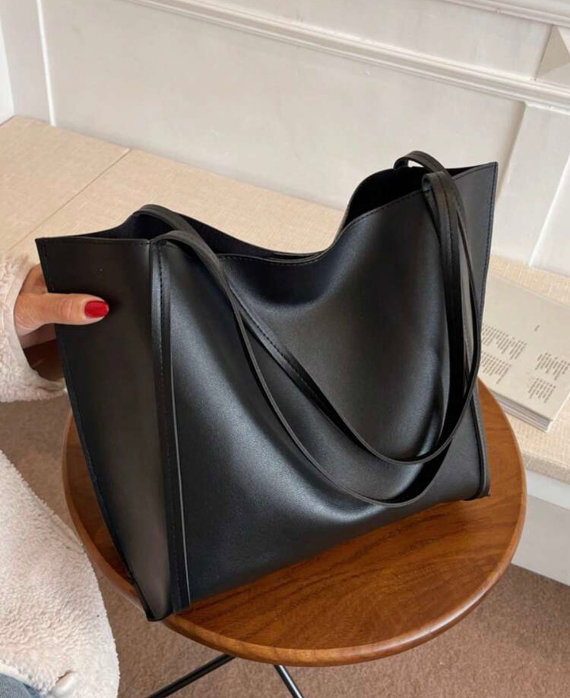 Minimalist Smooth Matte Everyday Tote Bag