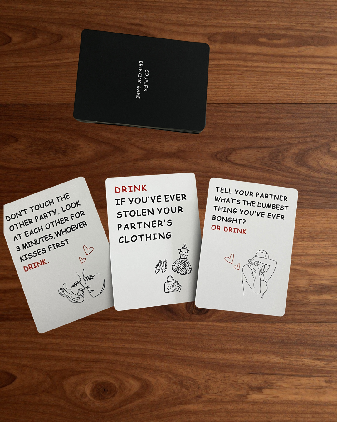 Perfect Date – Drunk Date Deck Couples Drinking Game