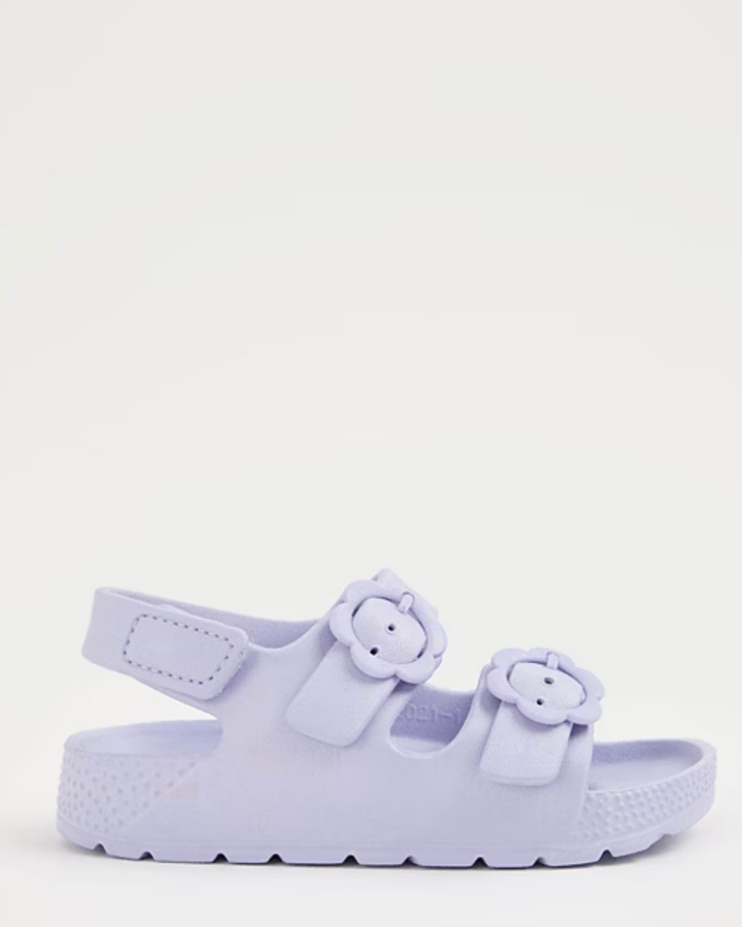 Toddler Girls' Lilac Floral Buckle Sandals