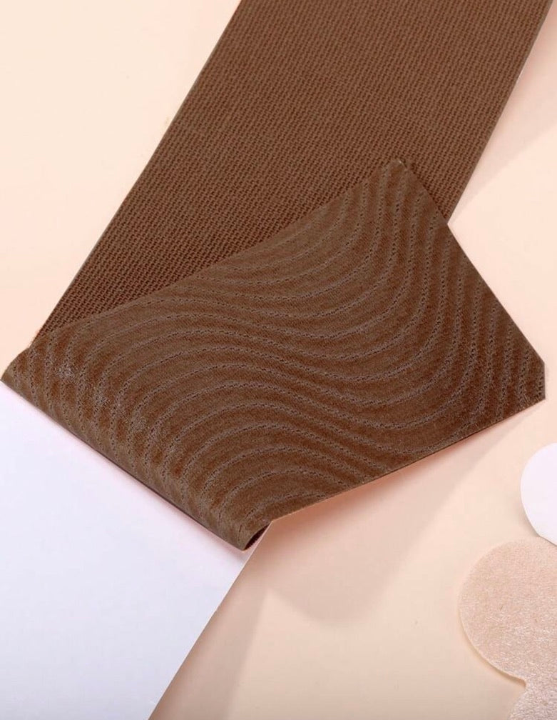 Waterproof Breast Lift Tape Set – Black & Brown