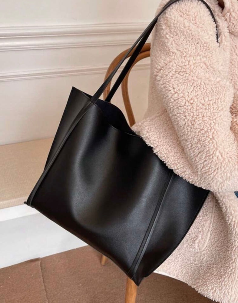 Minimalist Smooth Matte Everyday Tote Bag