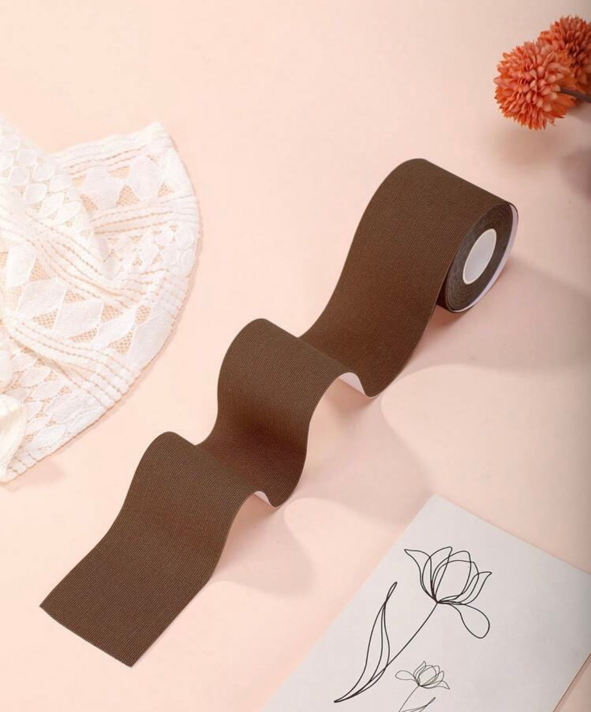 Waterproof Breast Lift Tape Set – Black & Brown