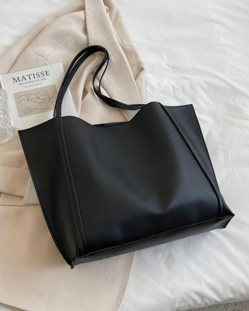 Minimalist Smooth Matte Everyday Tote Bag