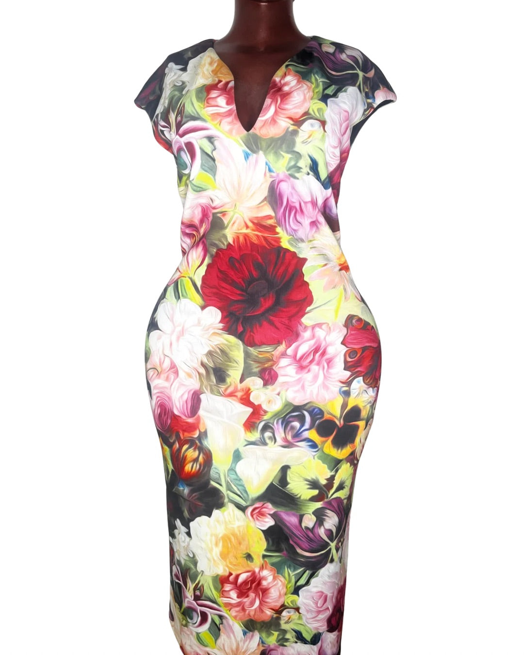 Midnight Bloom Ted Baker Midi Dress