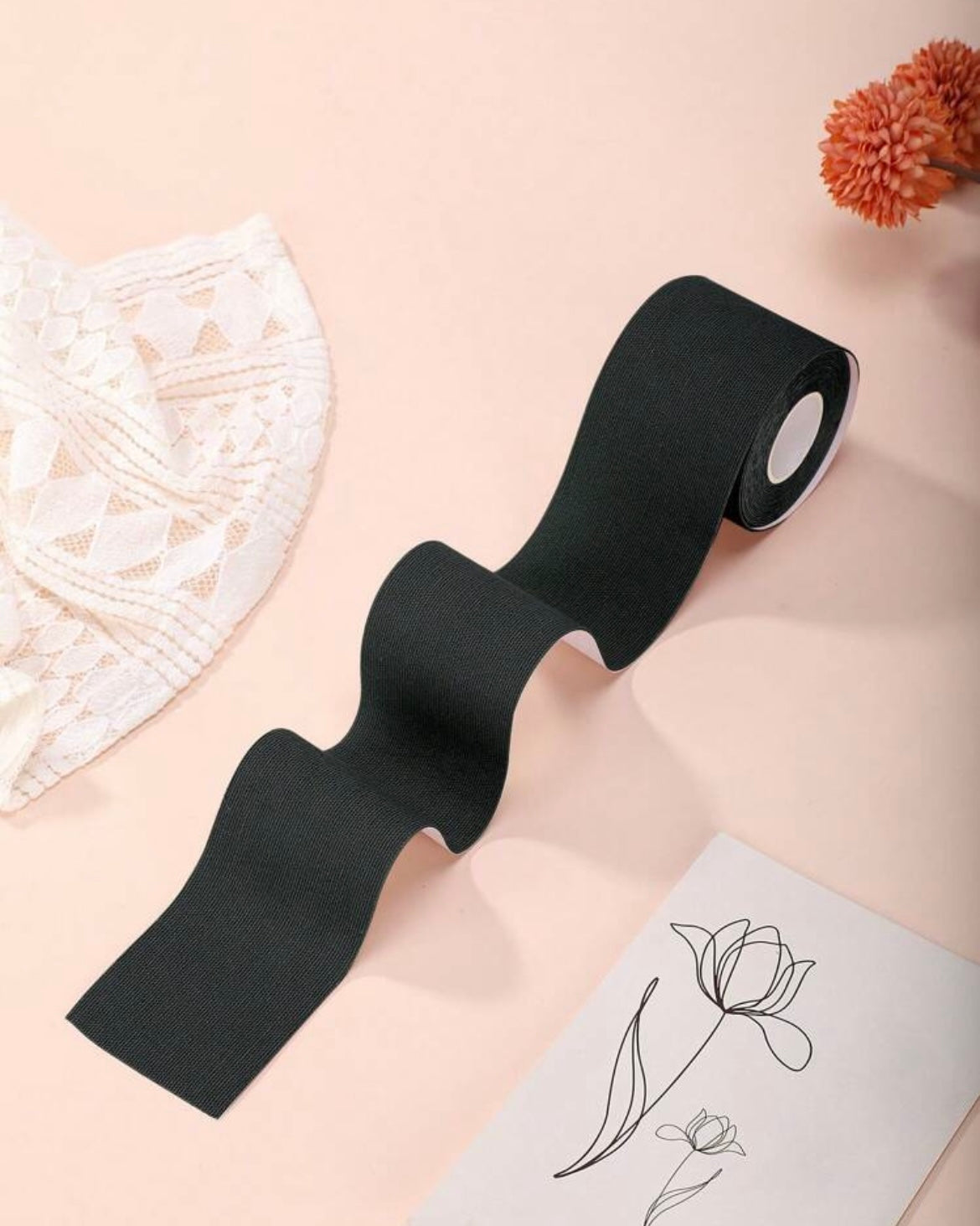 Waterproof Breast Lift Tape Set – Black & Brown