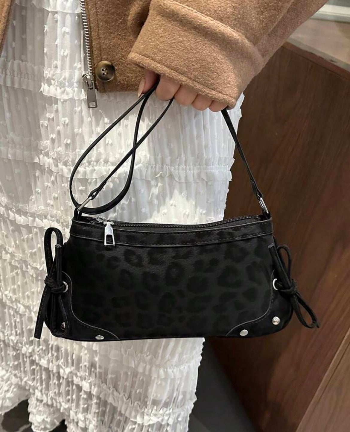 Midnight Leopard Bag