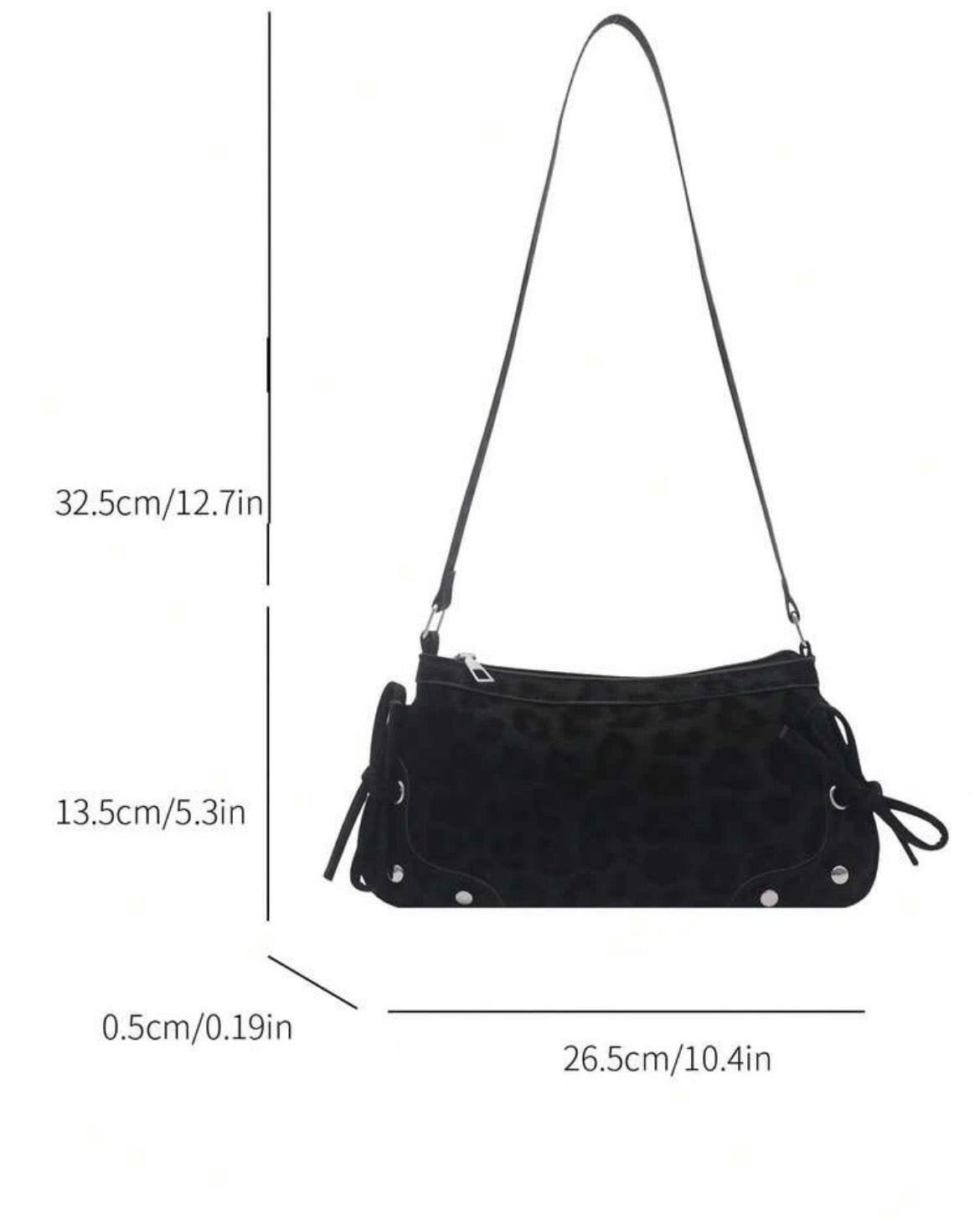 Midnight Leopard Bag