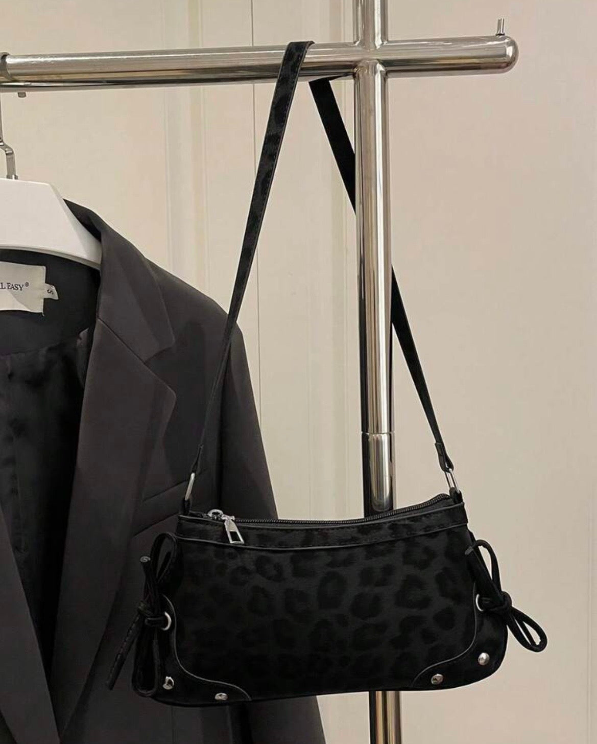 Midnight Leopard Bag