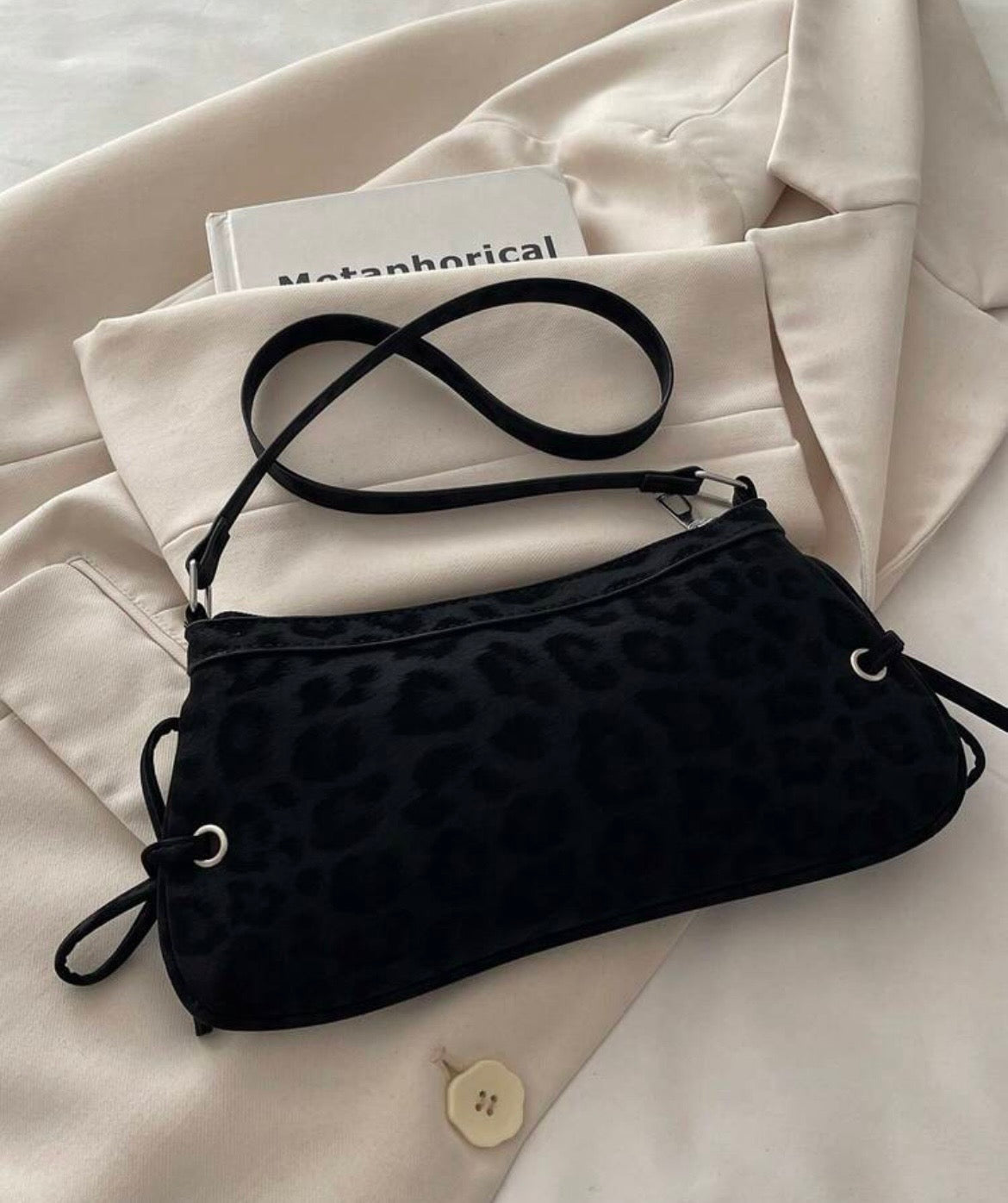 Midnight Leopard Bag