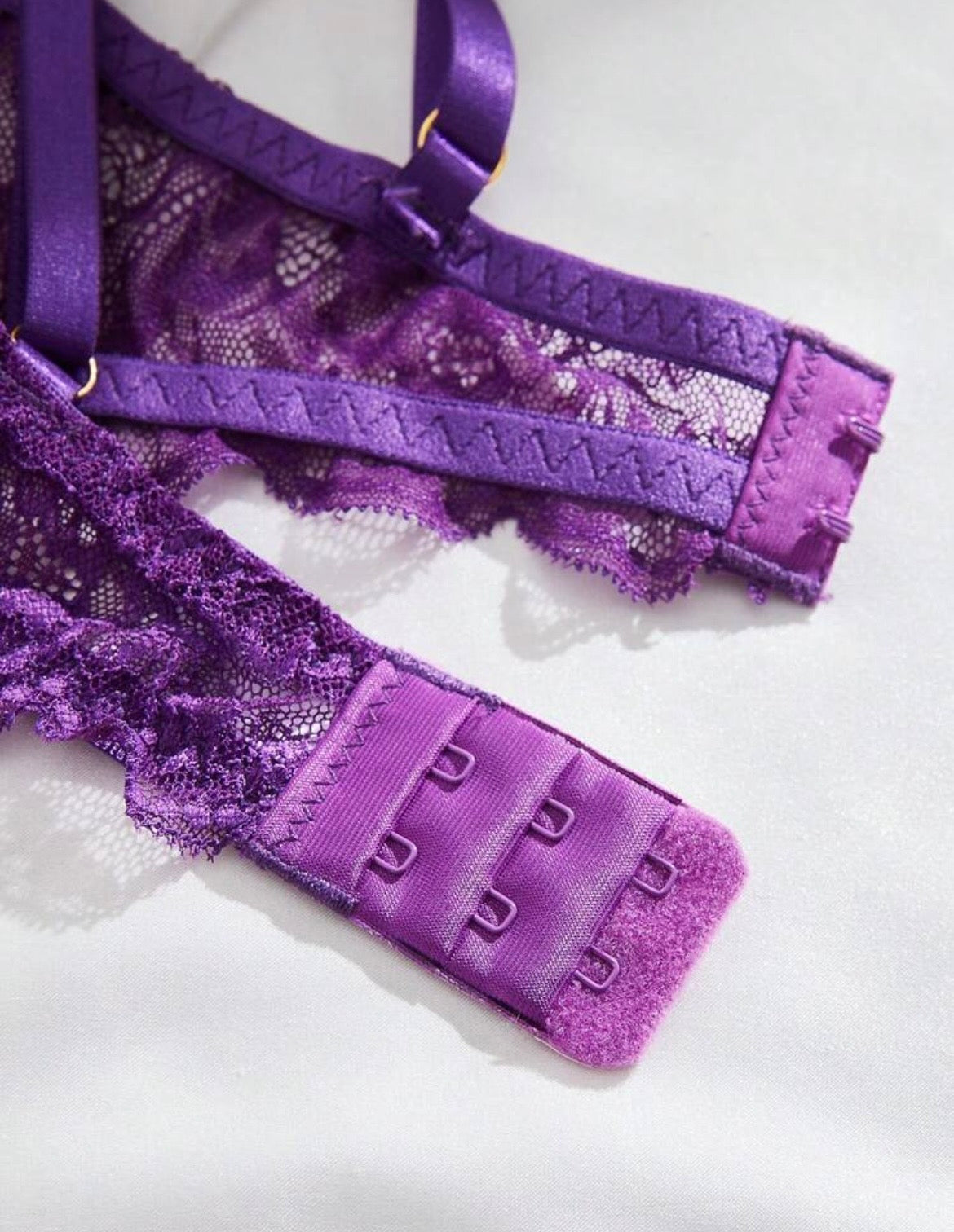 Violet Desire Lace Set