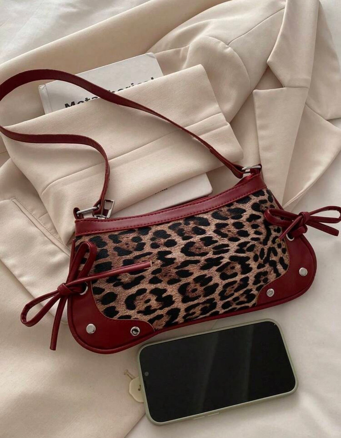 The Roxy Leopard Shoulder Bag