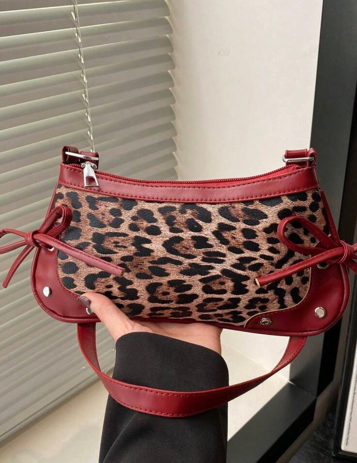 The Roxy Leopard Shoulder Bag