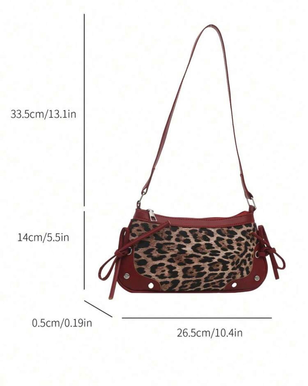 The Roxy Leopard Shoulder Bag