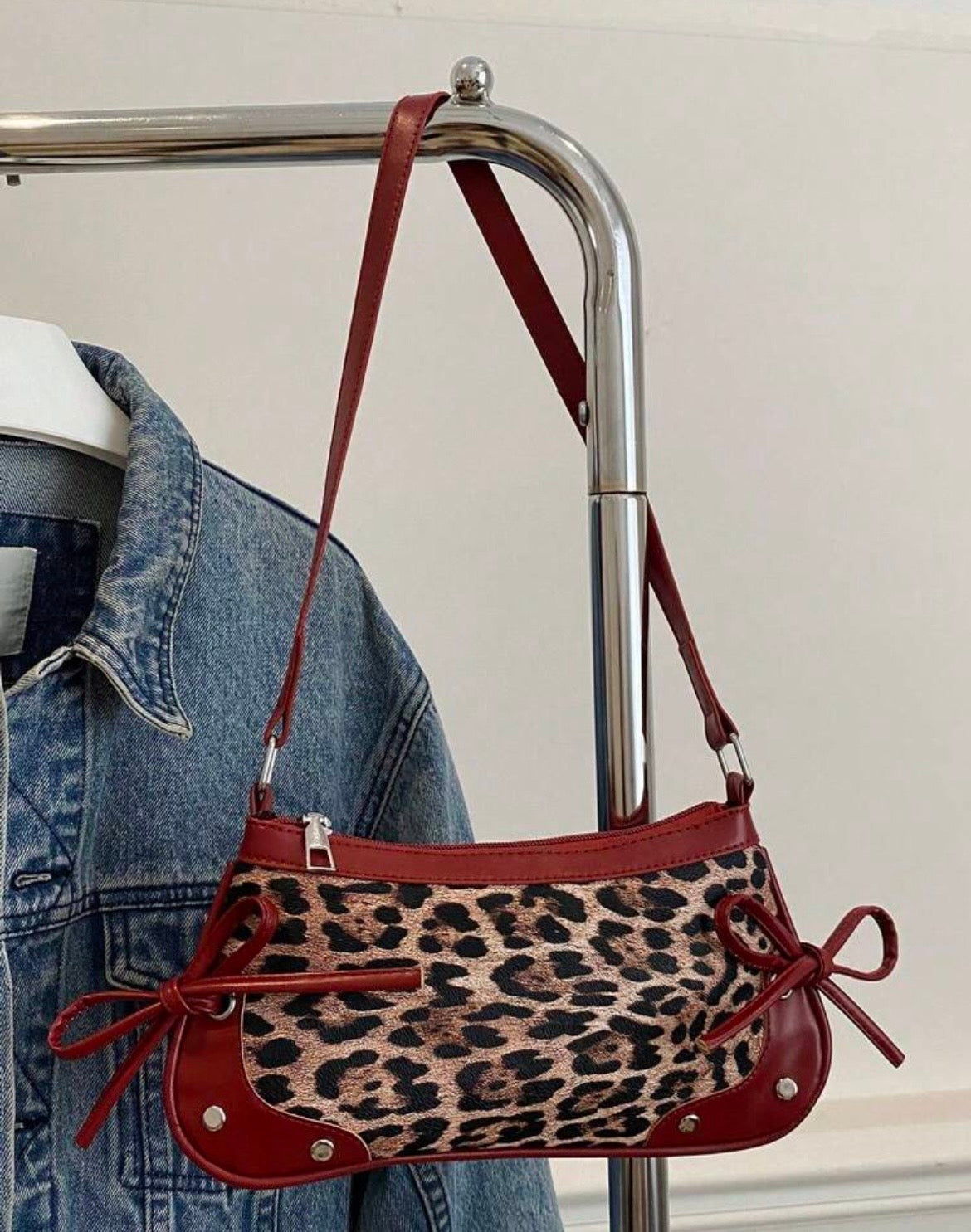 The Roxy Leopard Shoulder Bag