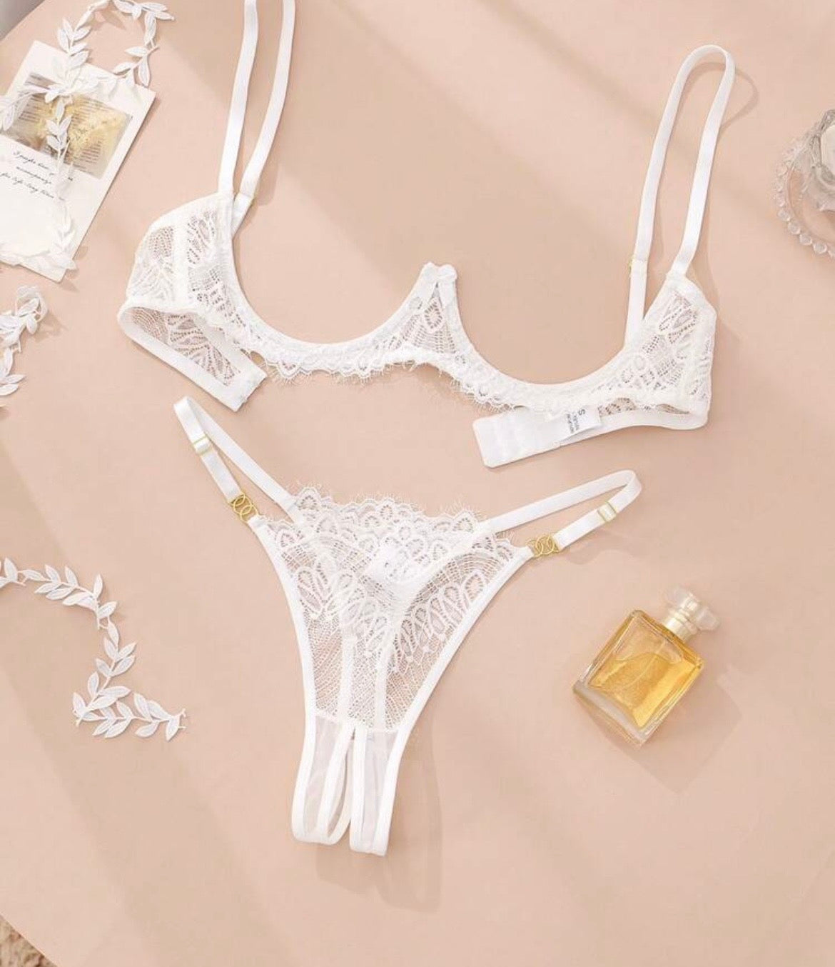 The Teresa Eyelash Lace Lingerie Set