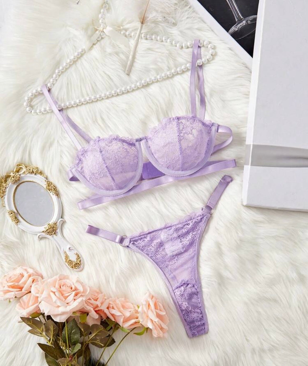 The Erika Jayne Cutout Underwire Lingerie Set