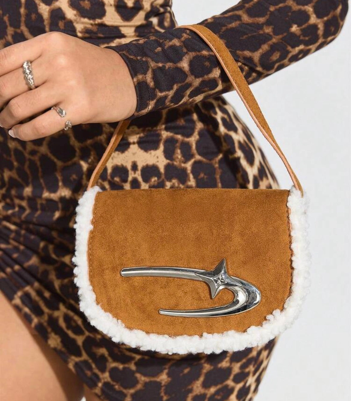 Retro Cosmic Star Mini Shoulder Bag