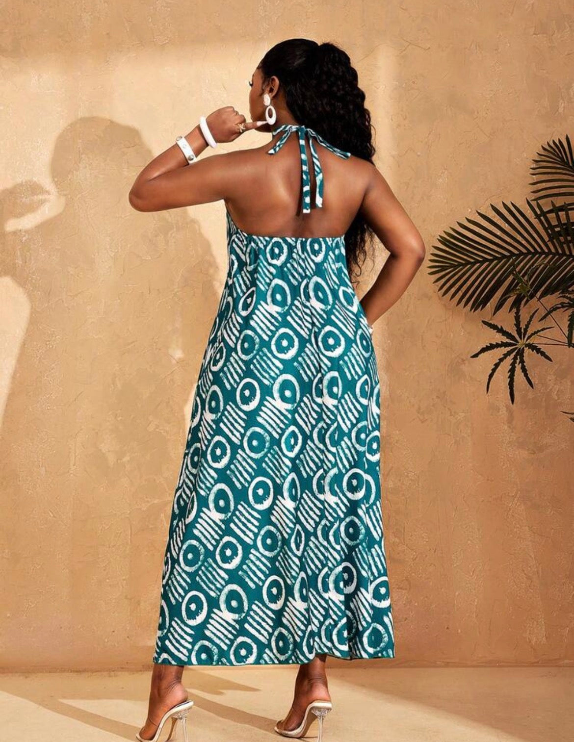 Emerald Breeze Maxi Dress