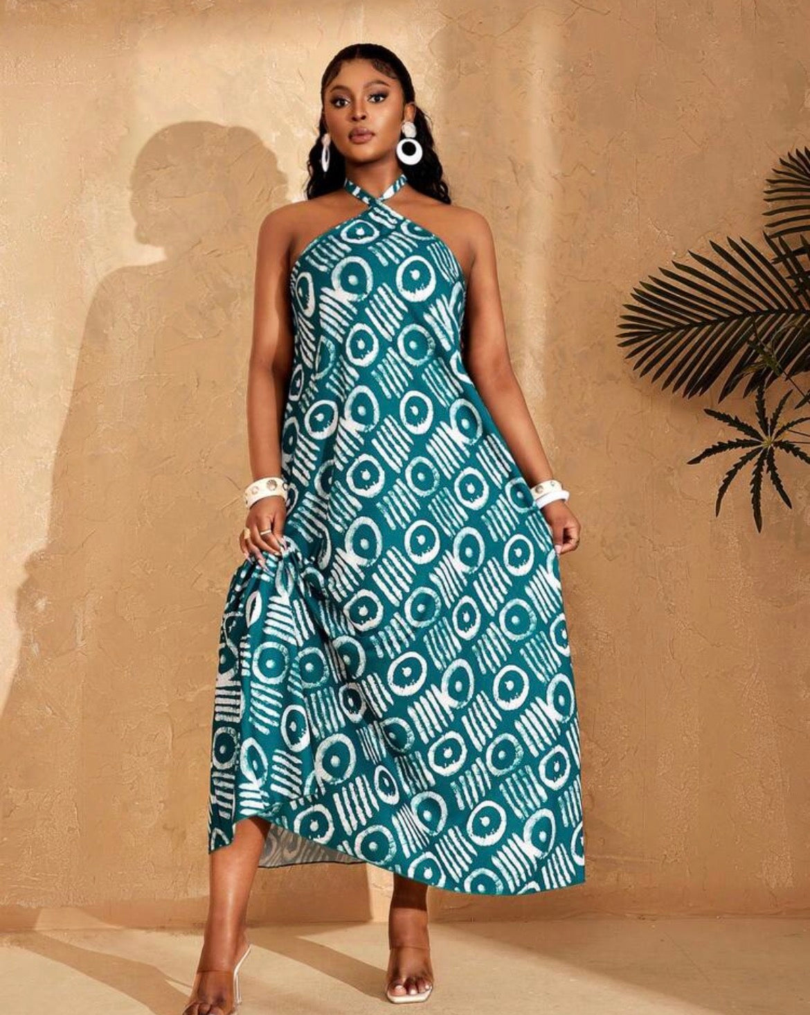 Emerald Breeze Maxi Dress