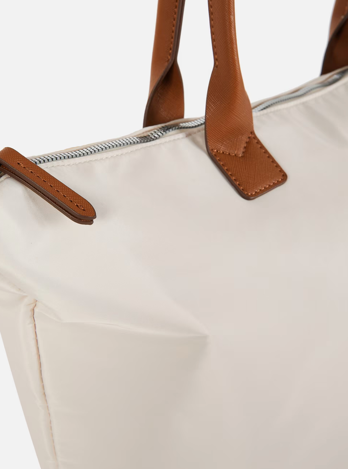 PRIMARK Nylon Tote Bag (Tan)